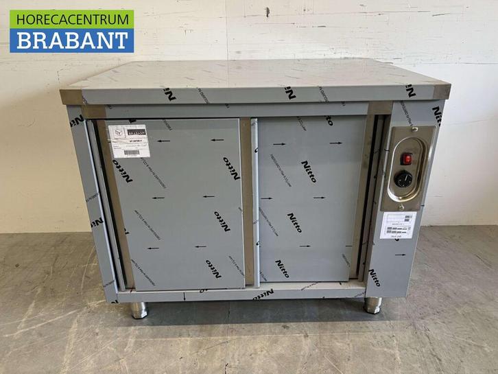 RVS Warmhoudkast Bordenwarmhoudkast 2 schuifdeuren, Zakelijke goederen, Horeca | Keukenapparatuur, Ophalen of Verzenden
