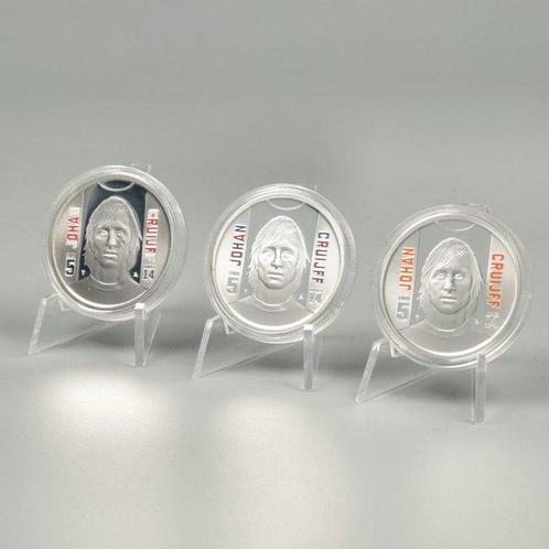 Nederland. 5 Euro 2017 Johan Cruijff Vijfje Set Proof, Postzegels en Munten, Munten | Europa | Euromunten
