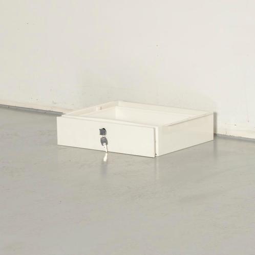 Solidesk persoonlijke lade, wit, 45 x 35 cm, incl. slot, Huis en Inrichting, Bureaus, Gebruikt, Ophalen of Verzenden