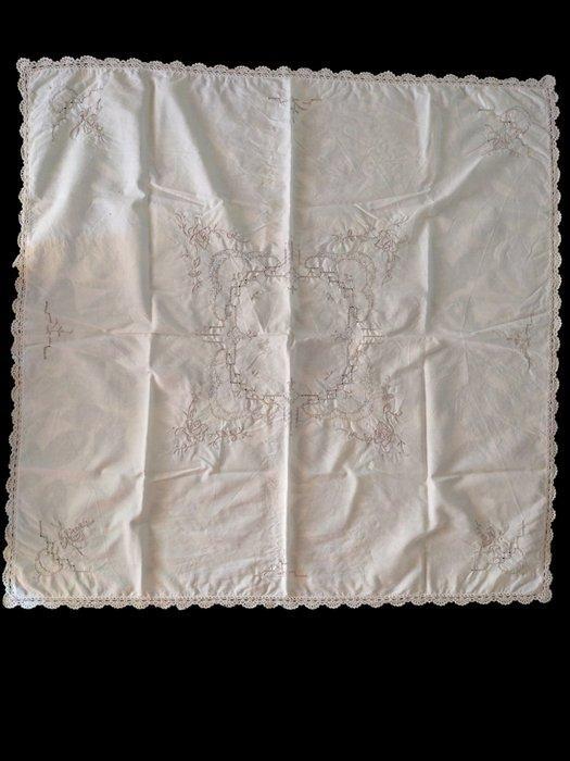 Tafelkleed (4) - 83 cm - 89 cm - Vierkante theetafelkleedjes, Antiek en Kunst, Antiek | Meubels | Tafels