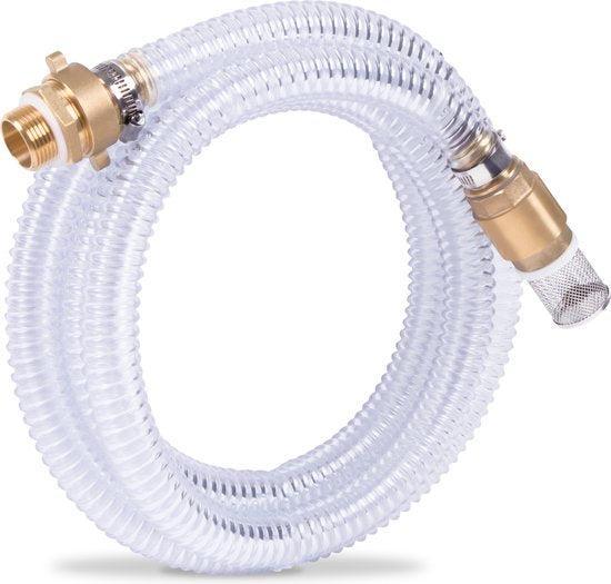 2dekans | VONROC Aanzuigslang set voor waterpompen / Spiraal, Doe-het-zelf en Bouw, Gereedschap | Overige machines, Ophalen of Verzenden