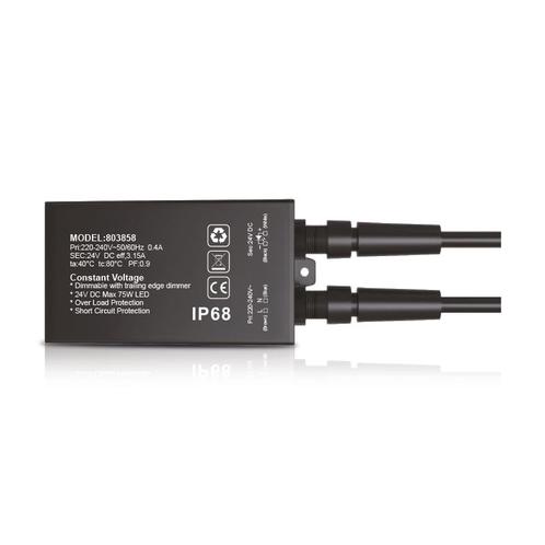 Led Driver 24VDC - 75W - IP68 - Dimbaar, Huis en Inrichting, Lampen | Overige, Nieuw, Verzenden