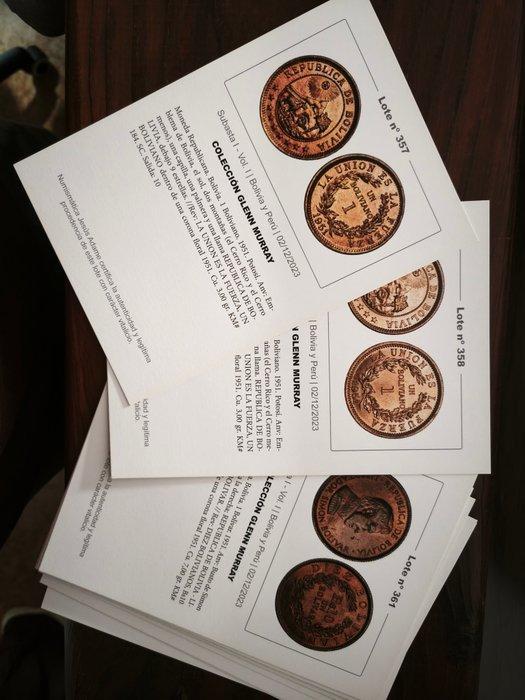 Bolivia. 1942-1978 (14 monedas) (Zonder minimumprijs), Postzegels en Munten, Munten | Europa | Niet-Euromunten