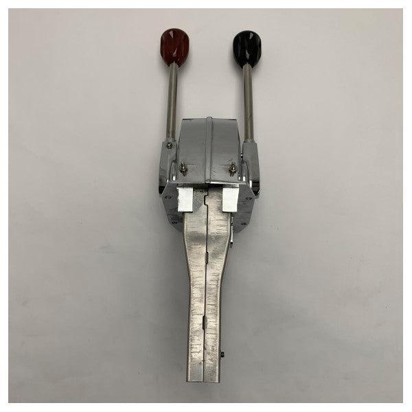 Bieden: Hi-Lex Stainless Steel Dual Throttle Handle for Eng, Watersport en Boten, Bootonderdelen, Ophalen of Verzenden