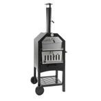 MaxxGarden Pizza oven - Smoker barbecue op hout, houtskoo..., Tuin en Terras, Ophalen of Verzenden, Nieuw