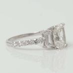 Zonder minimumprijs - Verlovingsring - 14 karaat Witgoud -