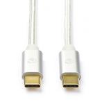 USB C naar USB C kabel | 1 meter | USB 2.0, Computers en Software, Pc- en Netwerkkabels, Nieuw, Verzenden