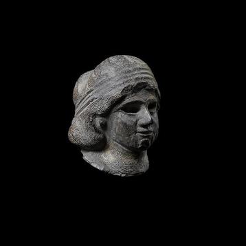 Mésopotamien Pierre Tête. Troisième millénaire av. J.-C.