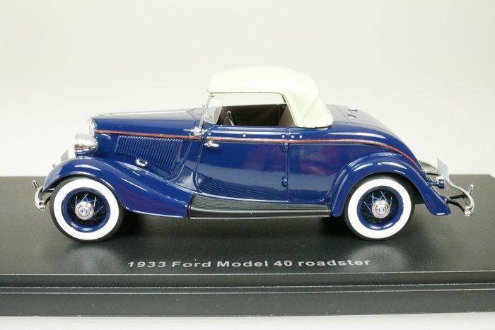 Esval 1:43 - Modelauto - Ford V8 Model 40 roadster softtop -, Hobby en Vrije tijd, Modelauto's | 1:5 tot 1:12