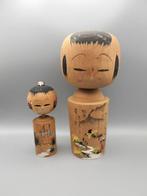 Creatieve Japanse kokeshi-poppen - Hout - Japan - Shwa, Antiek en Kunst