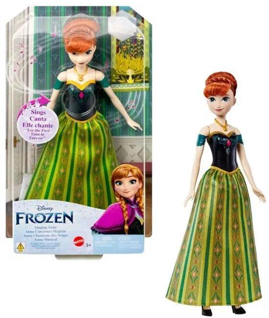 Disney Frozen Singing Anna 28 cm (Poppen & Knuffels), Kinderen en Baby's, Speelgoed | Knuffels en Pluche, Nieuw, Verzenden