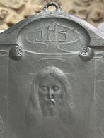 Wijwatervat - Kayserzinn - 1850-1900, Antiek en Kunst