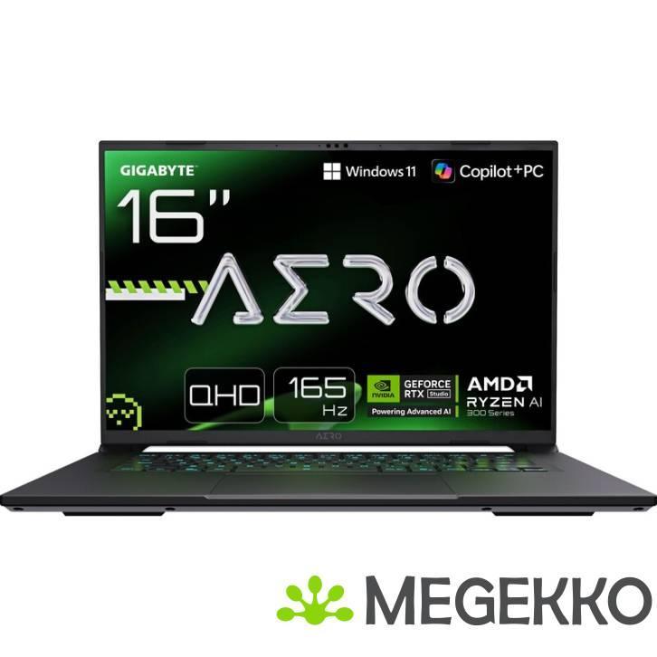 Gigabyte Aero X16 16  Ryzen AI 9 RTX 5070 Lunar White Gaming, Computers en Software, Overige Computers en Software, Nieuw, Verzenden