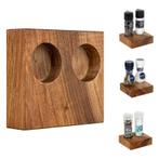 BLOC Solid - Peper en Zout Houder Notenhout Ø 40 mm, Diepte, Verzenden, Nieuw in verpakking