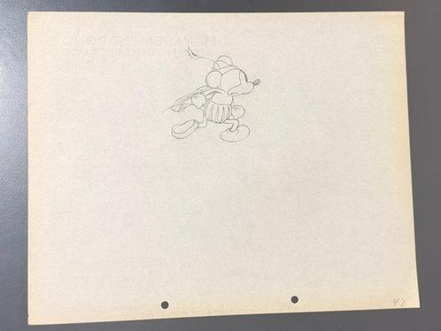 Walt Disney - Originele Mickey Mouse-productie tekening, Boeken, Strips | Comics
