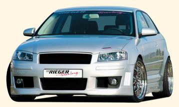 Rieger bumper | Audi A3 8P 2003-2005 3D | ABS, Verzenden