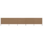 Windscherm 6m Taupe | Retour Deal | 62% Korting!, Verzenden, Nieuw, 200 cm of meer, 150 tot 200 cm