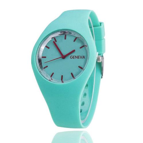Jelly Horloge Unisex - Kwarts Uurwerk Silicoon Bandje, Handtassen en Accessoires, Smartwatches, Nieuw, Verzenden