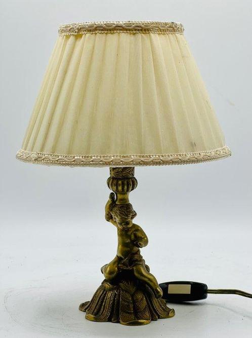 Lampe atlante antique - Style Napoléon III - Bronze - XXe, Antiquités & Art, Antiquités | Autres Antiquités