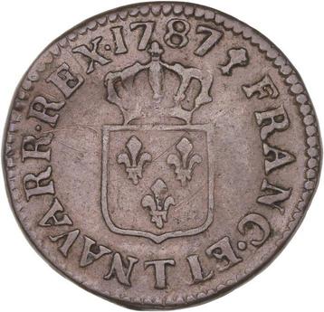 Frankrijk. Louis XVI (1774-1792). Liard 1787-T, Nantes