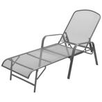 vidaXL Ligbed staal antraciet, Tuin en Terras, Verzenden, Nieuw