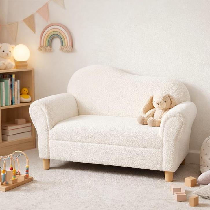 Canapé pour enfant en teddy - 85 x 40 x 56 cm, Maison & Meubles, Accessoires pour la Maison | Autre, Neuf, Envoi