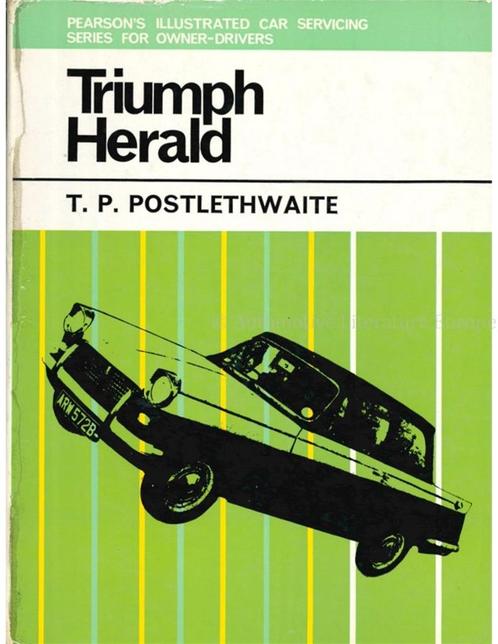 TRIUMPH HERALD (PEARSONS ILLUSTRATED CAR SERVICING SERIES, Livres, Autos | Livres