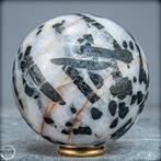 Natuurlijke zwarte toermalijn en kwarts Crystal Sphere, uit, Verzamelen