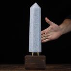 Beste kwaliteit Chalcedoon Obelisk - Atristische basis van