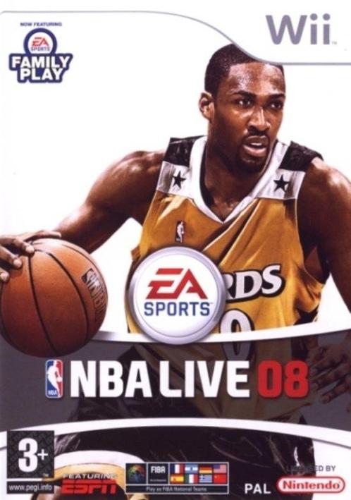 NBA live 08 (Nintendo Wii tweedehands  game), Games en Spelcomputers, Spelcomputers | Nintendo Wii, Ophalen of Verzenden