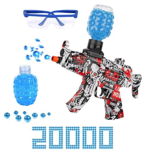 Elektrische Gel Blaster met 20.000 Balletjes - MP5 Model, Kinderen en Baby's, Speelgoed | Overig, Nieuw, Verzenden