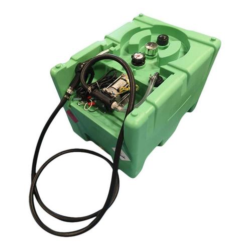 210 liter mobiele benzinetank met 12 volt pomp en aftapplug, Zakelijke goederen, Machines en Bouw | Kranen en Graafmachines