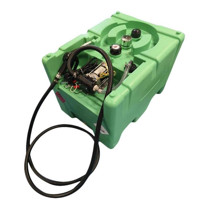 210 liter mobiele benzinetank met 12 volt pomp en aftapplug, Zakelijke goederen, Machines en Bouw | Kranen en Graafmachines