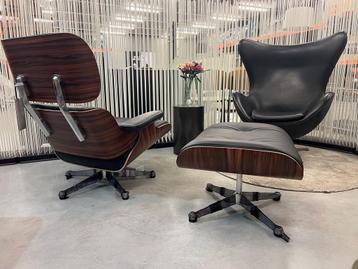 Vitra Eames lounge chair met ottoman, ongebruikt