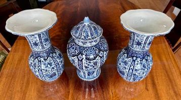 Oud Delft, Nijmegen, Petrus Regout - Delft - Vaas (7) -
