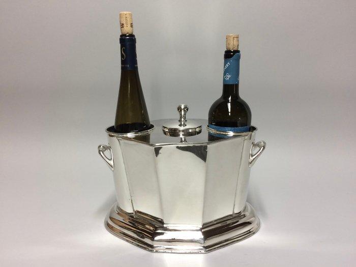 Wijnkoeler - Wijnkoeler voor twee flessen in Art Deco stijl, Antiek en Kunst, Antiek | Meubels | Tafels