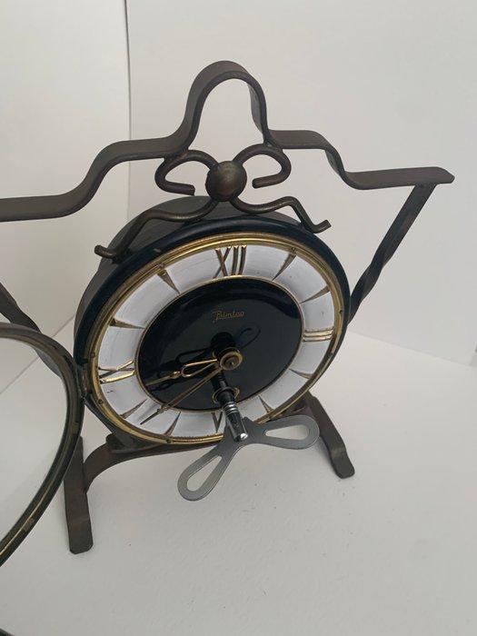 Horloge de table - Palmtag - Art déco Fer, Laiton, Bronze -, Antiek en Kunst, Antiek | Klokken
