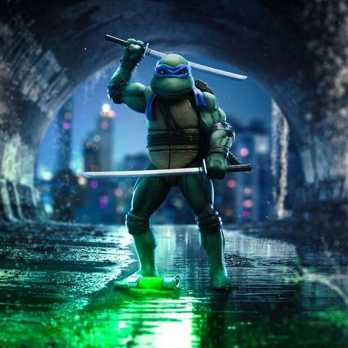 Teenage Mutant Ninja Turtles Art Scale Statue 1/10 Leonardo, Verzamelen, Film en Tv, Ophalen of Verzenden