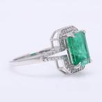 Zonder minimumprijs - Ring Platina - 2.78ct. tw. Smaragd -