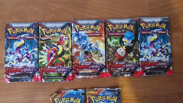 Pokémon - 7 Booster pack - Scarlet & Violet, Hobby en Vrije tijd, Verzamelkaartspellen | Pokémon