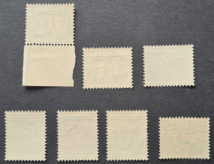 Nederland 1913 - Dienstzegels Armenwet - NVPH D 1 / 8, Timbres & Monnaies, Timbres | Pays-Bas