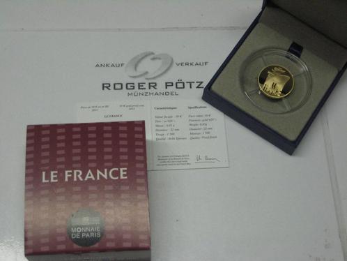Frankreich 50 Euro goud 2012 Le France Ovp goud, Postzegels en Munten, Munten | Europa | Euromunten, België, Verzenden
