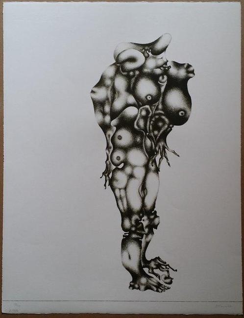 Gottfried Heuer (1944) - Untitled - Lithograph, signed and, Antiek en Kunst, Antiek | Overige Antiek