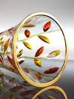 Secoloventesimo - Vaas - Zon Bladeren Vaas - 24 kt goud -, Antiek en Kunst