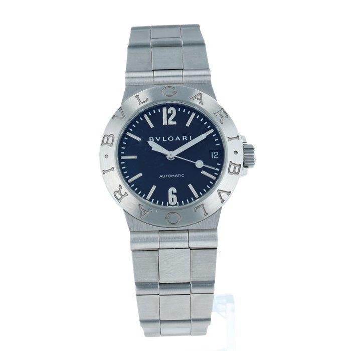 Bvlgari - Diagono Diamond - Zonder Minimumprijs - LCV29S -, Handtassen en Accessoires, Horloges | Heren