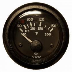 Bieden: VDO N02 120 402 oil pressure gauge 24V black, Watersport en Boten, Bootonderdelen, Ophalen of Verzenden