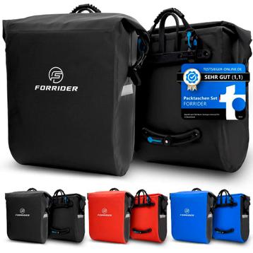 2dekans | Dubbele Fietstas 2x25L – Waterdicht – Quicksafe beschikbaar voor biedingen