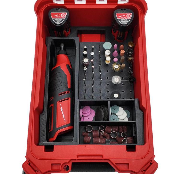 Milwaukee M12 2460 Inlay voor Packout Compact Organizer, Doe-het-zelf en Bouw, Gereedschapskisten, Nieuw, Ophalen of Verzenden