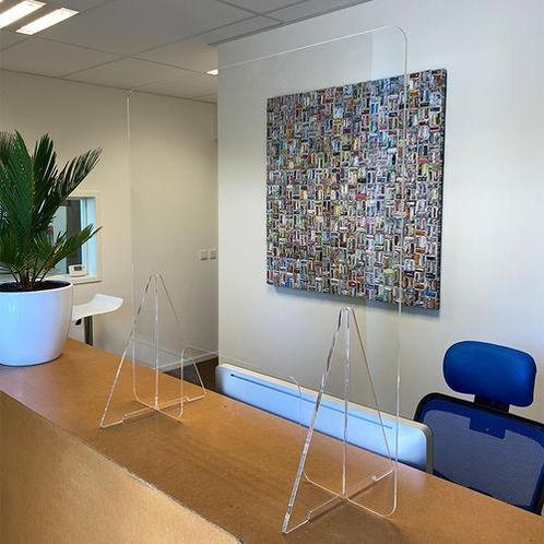 Preventiescherm 64x80cm Staand Met Opening, Zakelijke goederen, Kantoor en Winkelinrichting | Kantoorartikelen, Etalage, Nieuw in verpakking