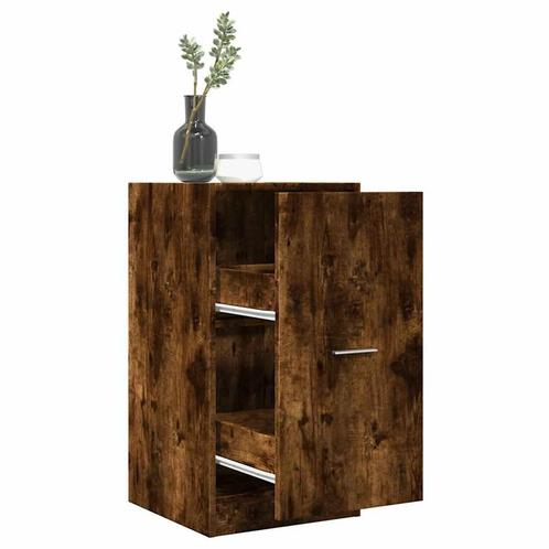 vidaXL Apothekerskast 40x41x77,5 cm bewerkt hout gerookt, Huis en Inrichting, Kasten | Overige, Nieuw, Verzenden